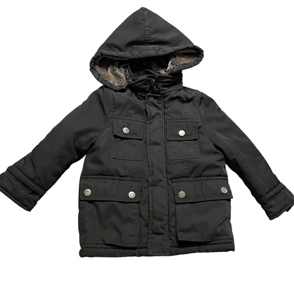 Appaman Hooded Black Jacket Boy Size 2T/24M